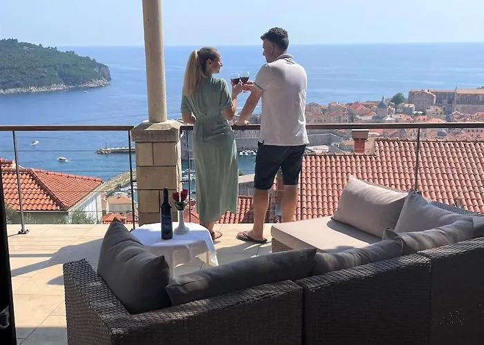 度假居 Dalmatins Milliondollar Sea View 杜布罗夫尼克